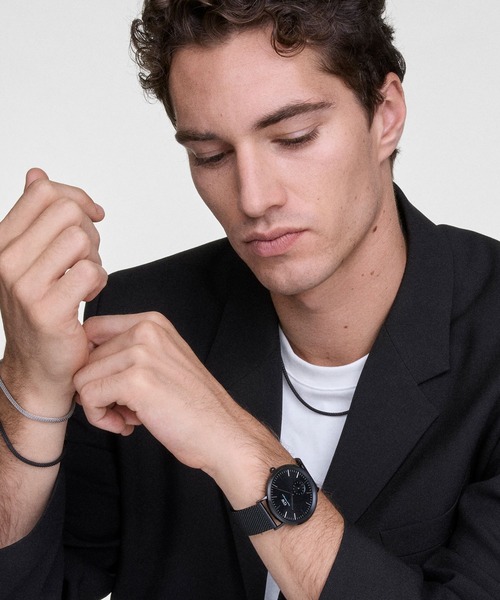 「Daniel Wellington」 ネックレス ONE SIZE グレー メンズ