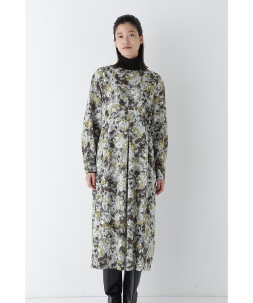 「human woman」 長袖ワンピース MEDIUM ダークインディゴブルー レディースの画像