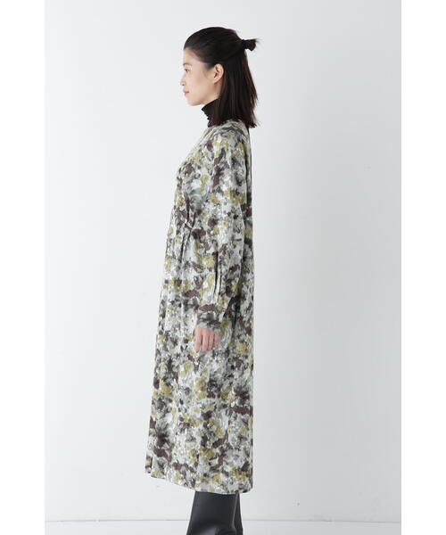 「human woman」 長袖ワンピース MEDIUM ダークインディゴブルー レディースの画像