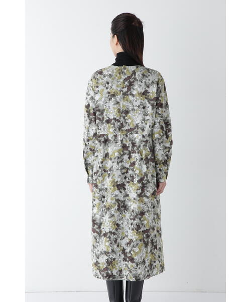 「human woman」 長袖ワンピース MEDIUM ダークインディゴブルー レディースの画像
