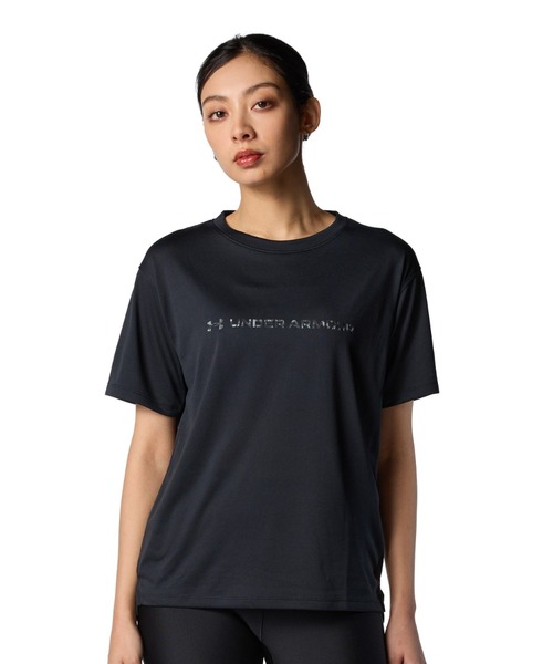 ☆アンダーアーマー プリント ロゴ Tシャツ/レディース/Ｍ UNDER ARMOUR（アンダーアーマー） tシャツ UAテック ワードマーク