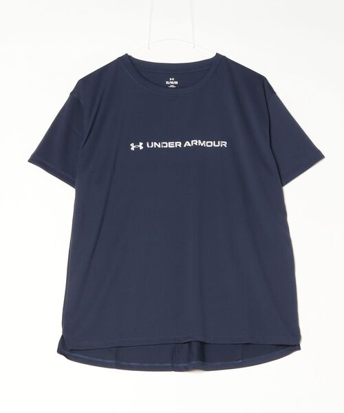☆アンダーアーマー プリント ロゴ Tシャツ/レディース/Ｍ UNDER ARMOUR（アンダーアーマー） レディース 半袖 機能 Tシャツ UA