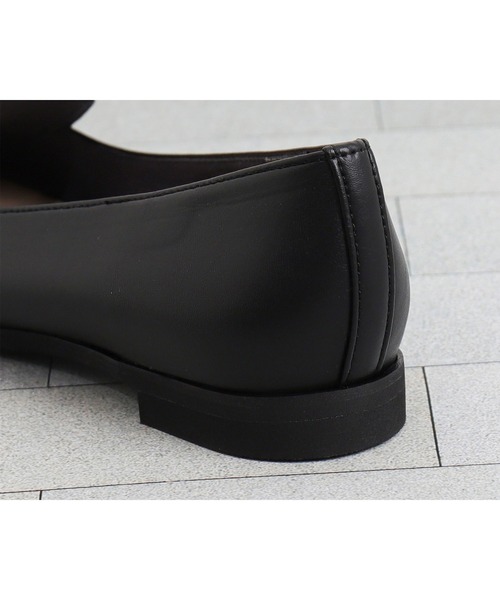 「artemis by DIANA」 フラットパンプス 25.0cm ブラック レディース_画像6