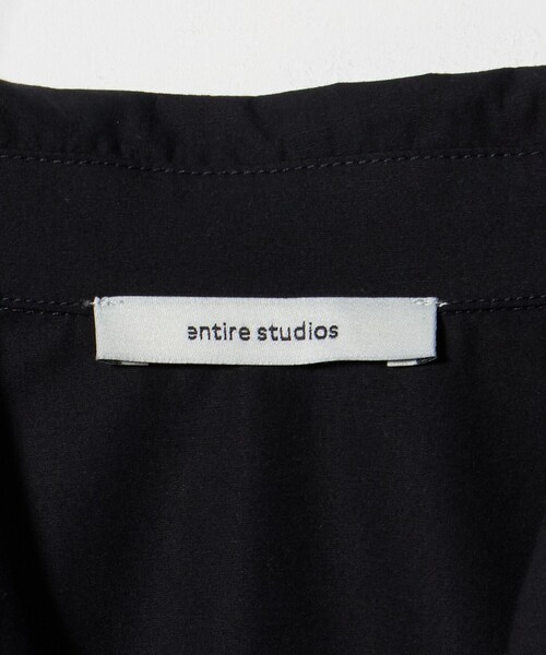 エンタイアスタジオ ENTIRE STUDIOS Dupper SS SHIRT 衣料品 トップス コットン メンズ レディース ブラック系 【中古】 entire studios SS OPEN COLLAR SHIRT (BLACK)の商品ページ