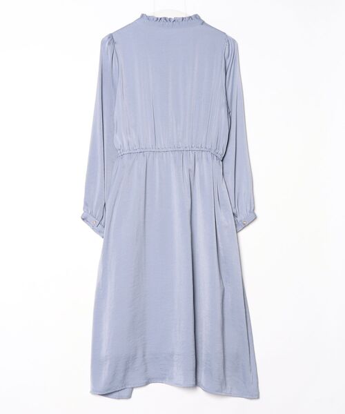 「archives」 長袖ワンピース M ブルー レディース_画像2