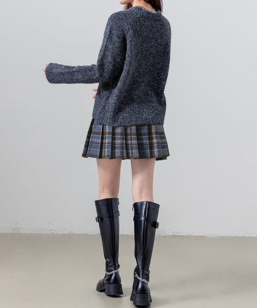 「DAY CLOSET」 ミニスカート M ブラウン レディース_画像8