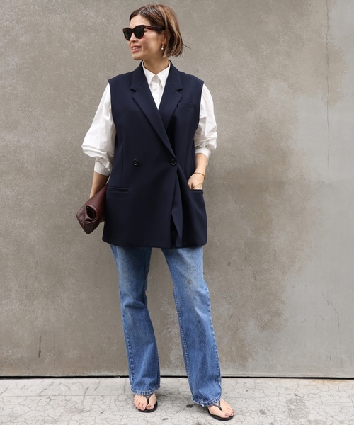 「Deuxieme Classe」 ベスト FREE ベージュ レディースの画像