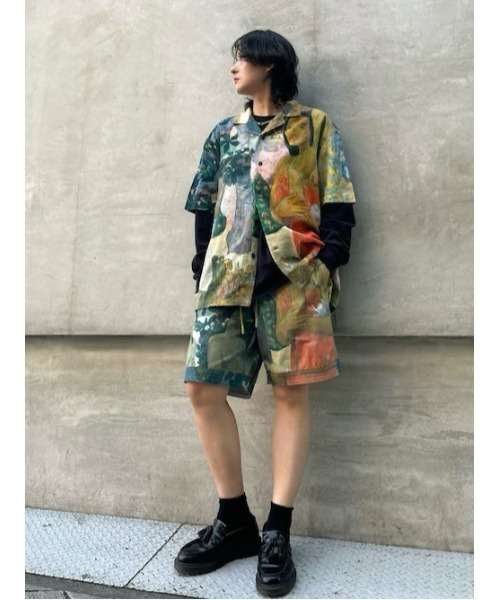 Desigual（デシグアル） シャツ アート プリント オープンシャツ
