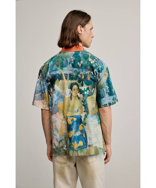 Desigual（デシグアル） シャツ アート プリント オープンシャツ
