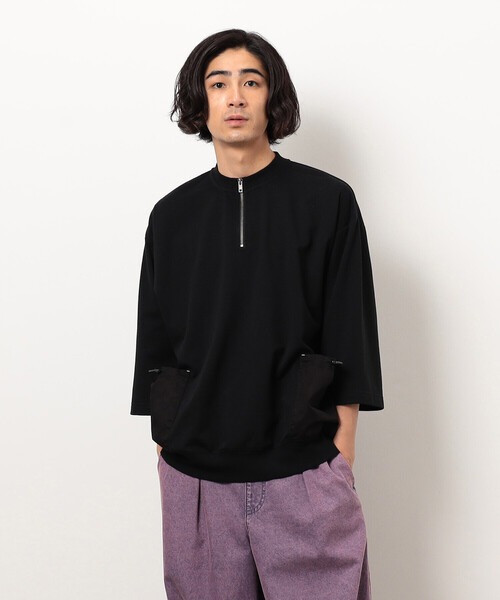「Purple&Yellow」 半袖Tシャツ SMALL ブラック メンズ_画像9
