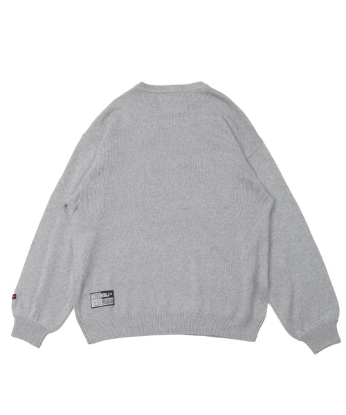 「FUBU」 長袖ニット M ブラック メンズ_画像2