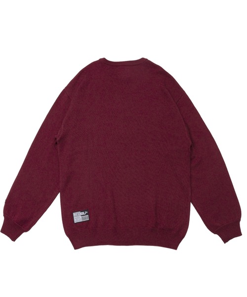 「FUBU」 長袖ニット M ブラック メンズ_画像3
