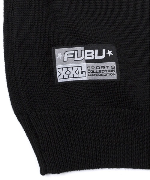 「FUBU」 長袖ニット M ブラック メンズ_画像8