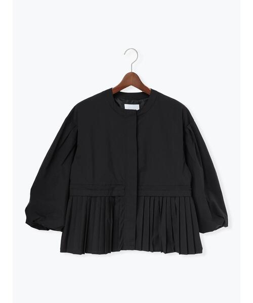 Te chichi（テチチ） ブルゾン アウター 袖バルーンペプラムプリーツ