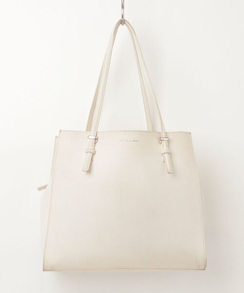 CHARLES & KEITH」 トートバッグ X-LARGE ホワイト レディース 【公式