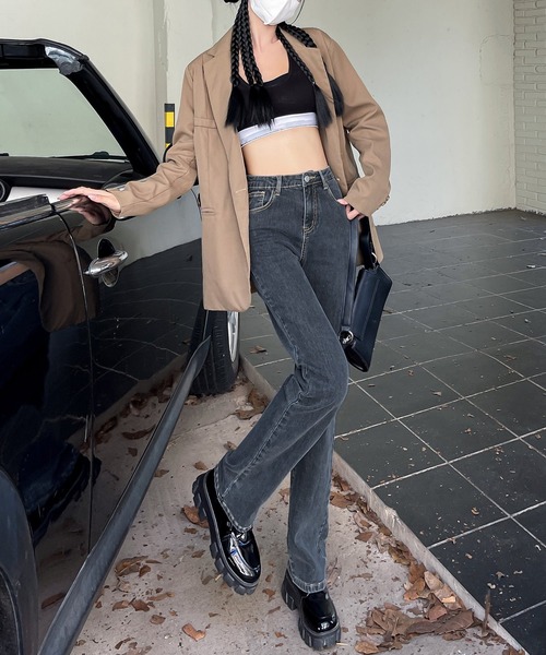 「DAY CLOSET」 スウェットパンツ X-SMALL ライトブルー レディース_画像6