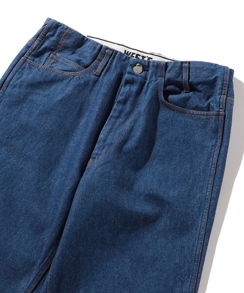 「WESTOVERALLS」 デニムパンツ 34 ネイビー メンズ_画像3