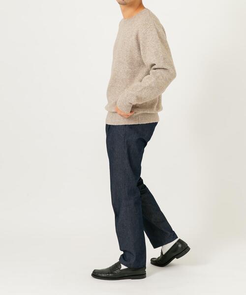 「URBAN RESEARCH ROSSO MEN」 長袖ニット LARGE カーキ メンズ_画像4