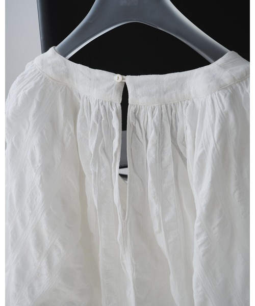 anuke（アンヌーク） ブラウス シャツ Gather Volume Blouse