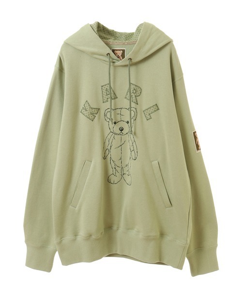 「KARL HELMUT」 プルオーバーパーカー LARGE キナリ メンズ_画像2