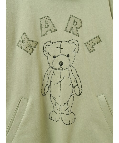 「KARL HELMUT」 プルオーバーパーカー LARGE キナリ メンズ_画像8