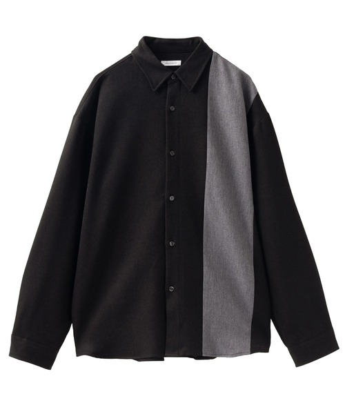 「URBAN COLLECTION」 長袖シャツ X-LARGE ダークグレー メンズ_画像2