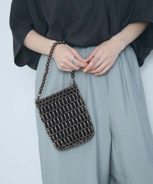 LEPSIM（レプシィム） ショルダーバッグ バッグ ビーズミニショルダー