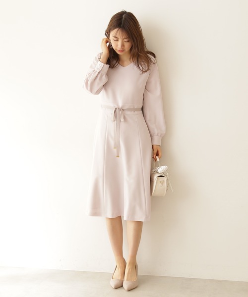 「PROPORTION BODY DRESSING」 長袖ワンピース 3 グリーン レディース_画像4