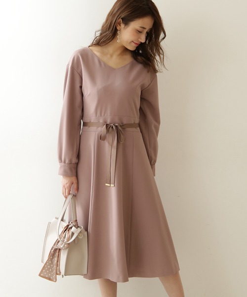「PROPORTION BODY DRESSING」 長袖ワンピース 3 グリーン レディース_画像5