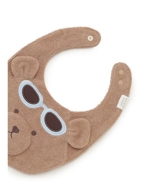 出産祝い 「ラッピング済み」「BABY」サマーベア ジャガードブランケット＆スタイSETの画像