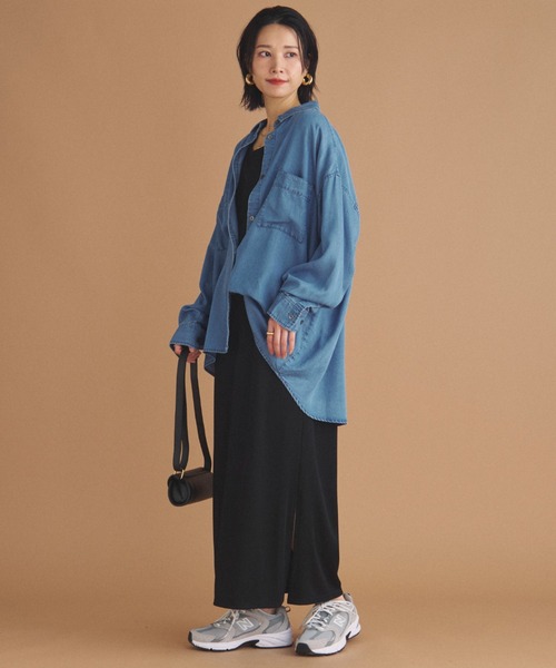 「DOUX ARCHIVES」 長袖シャツ FREE チャコールグレー レディース_画像9