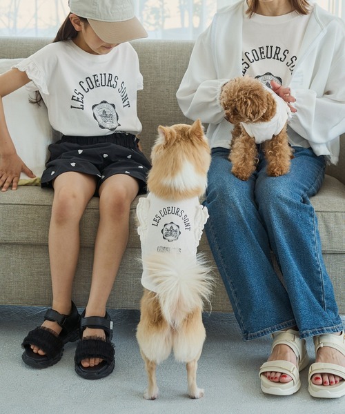 ROPE' PICNIC（ロペ ピクニック） tシャツ 半袖 カレッジロゴプリント
