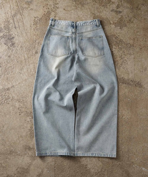 「ADAMASTE」 デニムパンツ MEDIUM ブラック メンズ_画像5