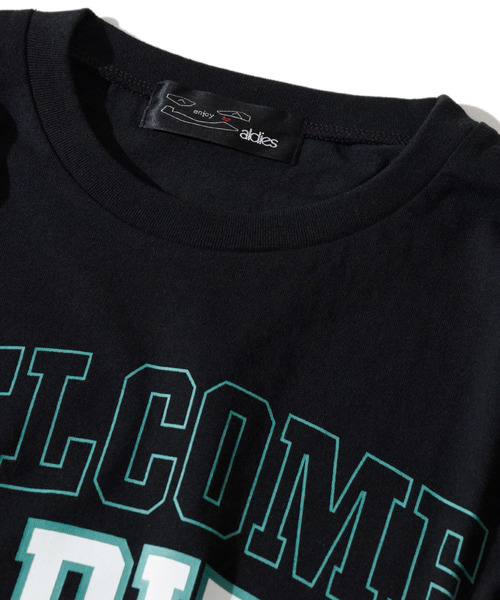 「ALDIES」 7分袖Tシャツ MEDIUM ホワイト メンズ_画像7