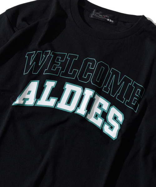 「ALDIES」 7分袖Tシャツ MEDIUM ホワイト メンズ_画像8