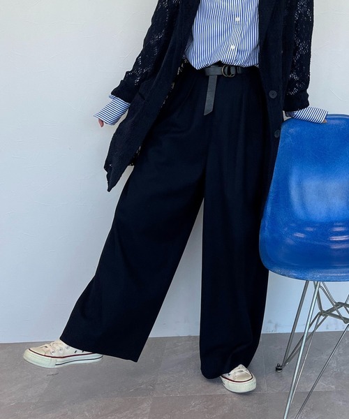 「niko and...」 イージーパンツ LARGE ベージュ レディース_画像2