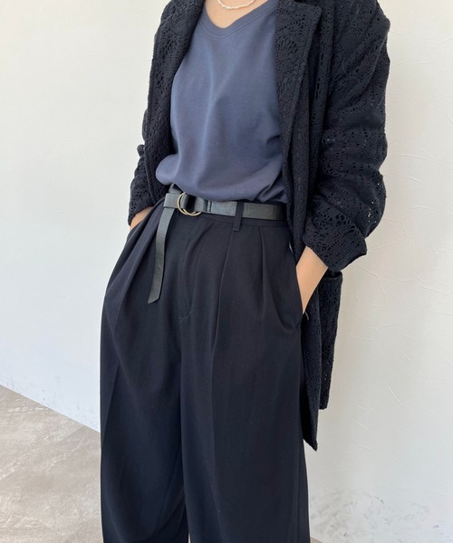 「niko and...」 イージーパンツ LARGE ベージュ レディース_画像8