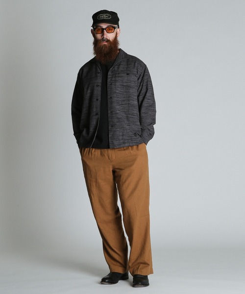 「schott」 長袖シャツ L ブラウン メンズ_画像4