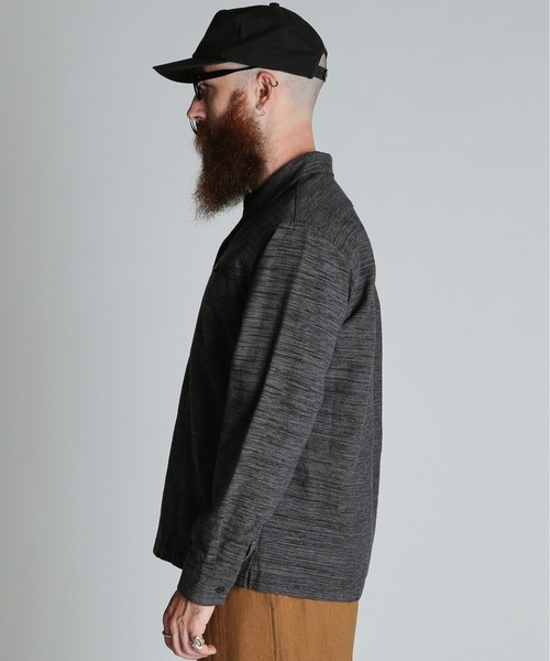 「schott」 長袖シャツ L ブラウン メンズ_画像5