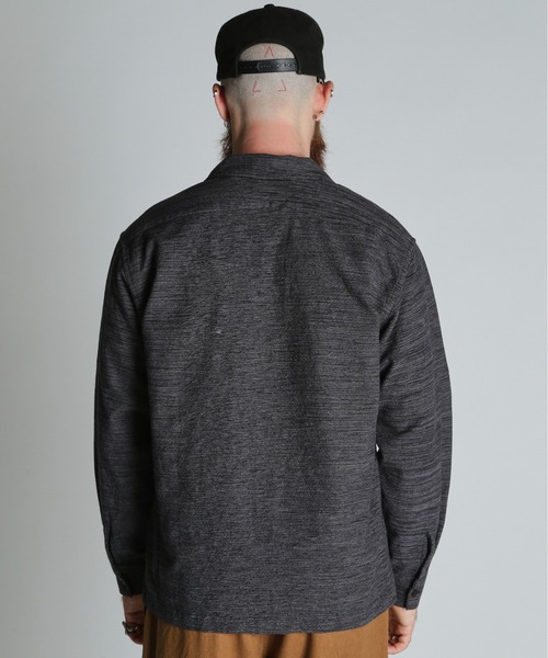 「schott」 長袖シャツ L ブラウン メンズ_画像6