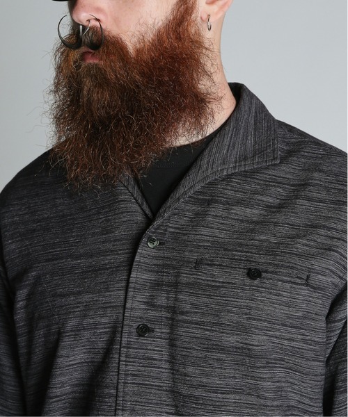 「schott」 長袖シャツ L ブラウン メンズ_画像7