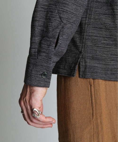 「schott」 長袖シャツ L ブラウン メンズ_画像10