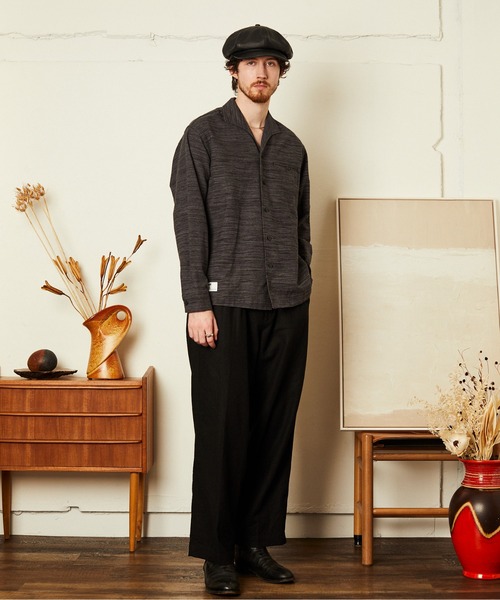 Schott N.Y.C（ショット） 「schott」 長袖シャツ L ブラウン メンズ