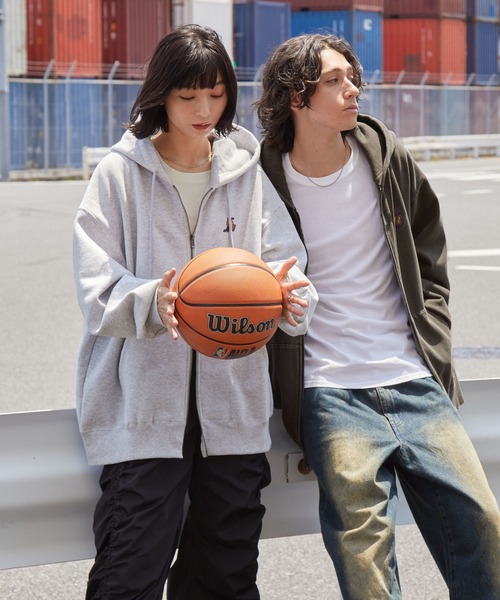 NBA ジップアップパーカー M グレー メンズ : ZOZOTOWN Yahoo!店