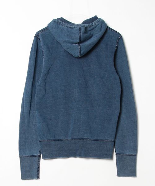 「wings+horns」 ジップアップパーカー S ブルー メンズ_画像2