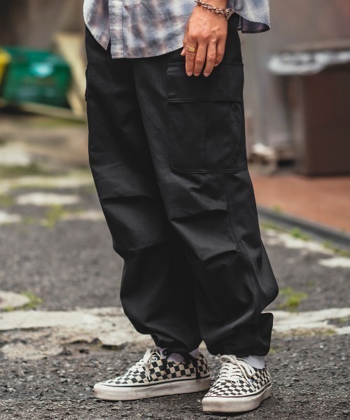 「NULL」 カーゴパンツ MEDIUM ホワイト メンズ_画像3
