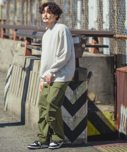 「NULL」 カーゴパンツ MEDIUM ホワイト メンズ_画像6