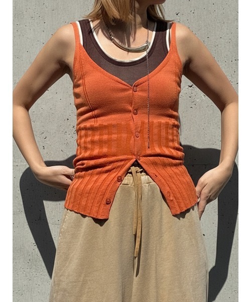 キャミソール ANYWAY KNIT CAMI | ELCHELE | 03