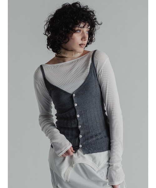 キャミソール ANYWAY KNIT CAMI | ELCHELE | 05