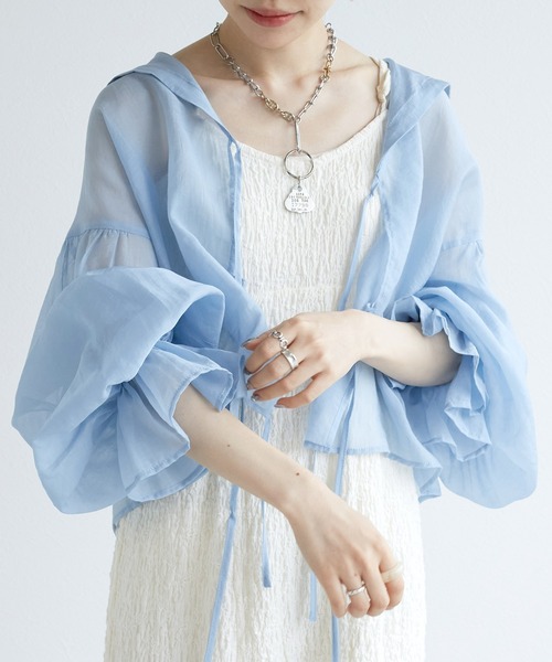 「w closet」 長袖ブラウス - ホワイト レディース_画像2